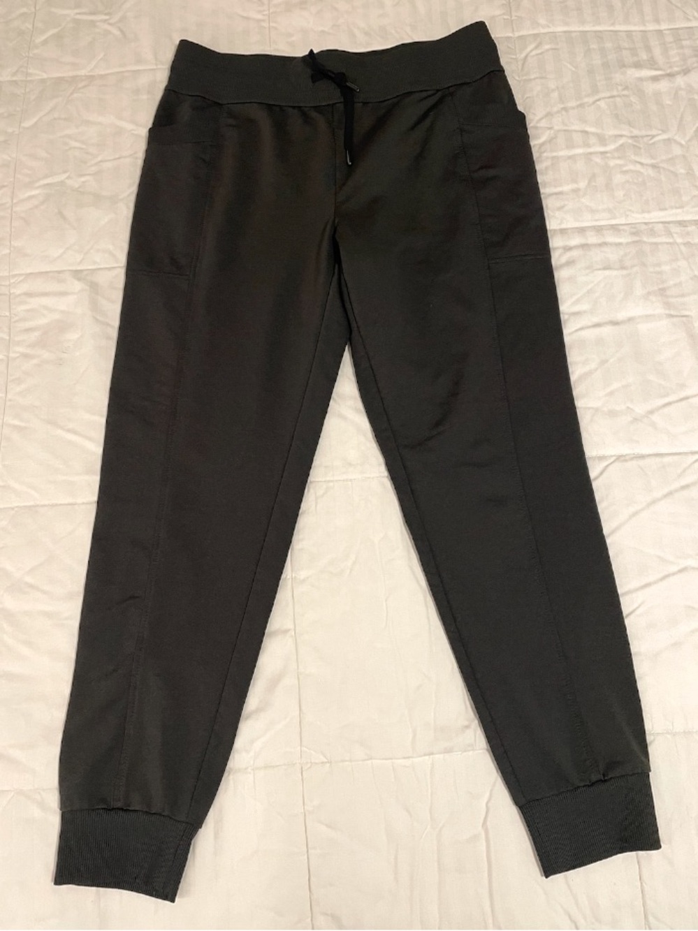 32 Degree Heat Jogger Sweatpants Skinny Tapered Pull On Charcoal Grey Size Med
